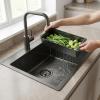 Pure.Sink Comfort Sink Insert, Gun Metal COL-GunMetal